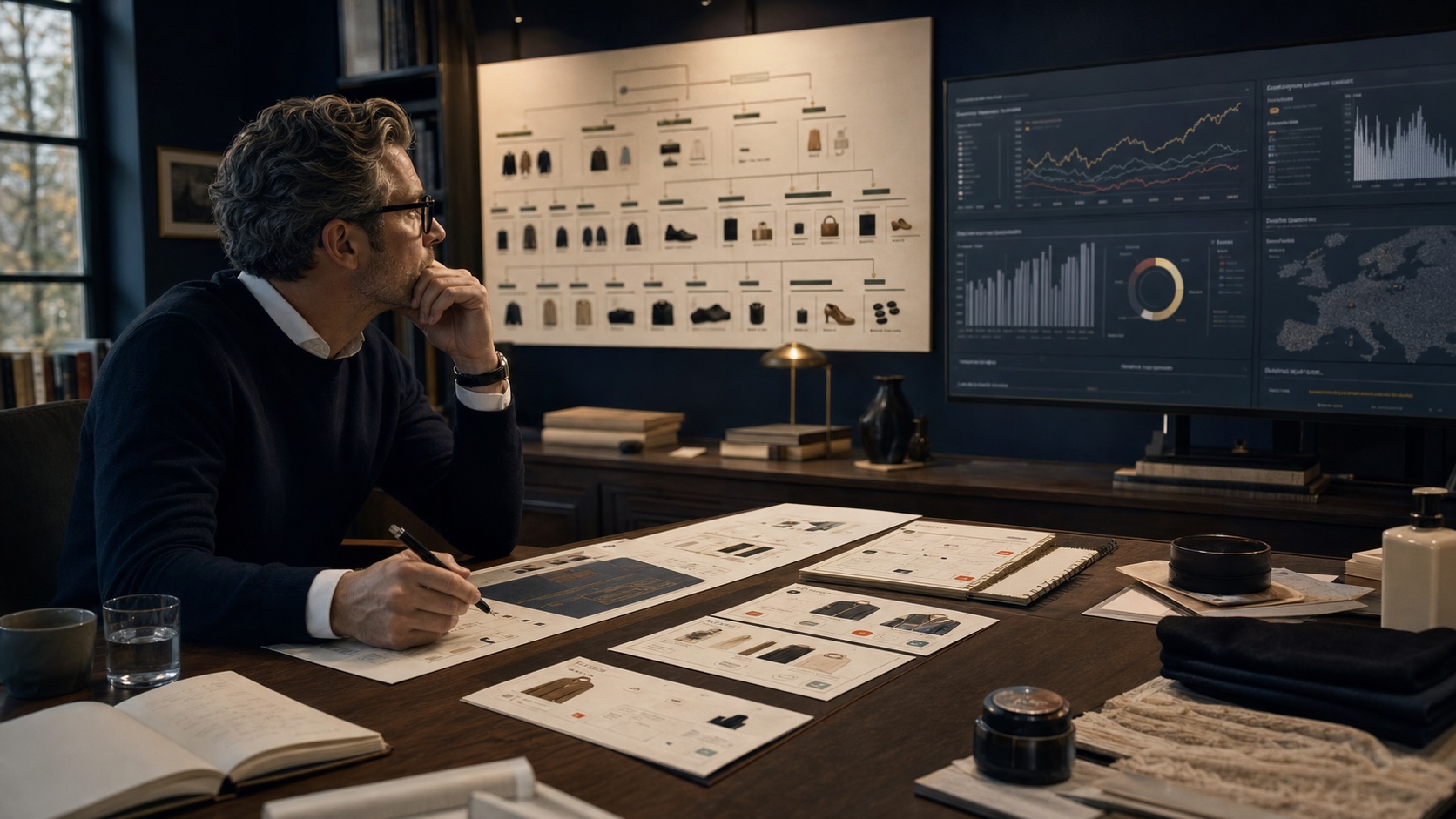 A commerce analyst connecting product taxonomy with marketplace performance data